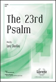 The 23rd Psalm SATB choral sheet music cover Thumbnail